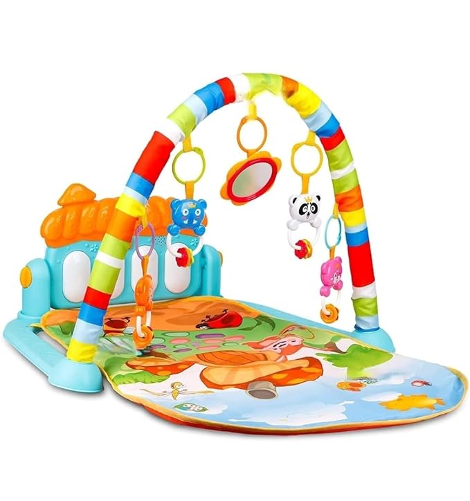 3in1 Baby Play Gym Piano Fitness Rack Mat