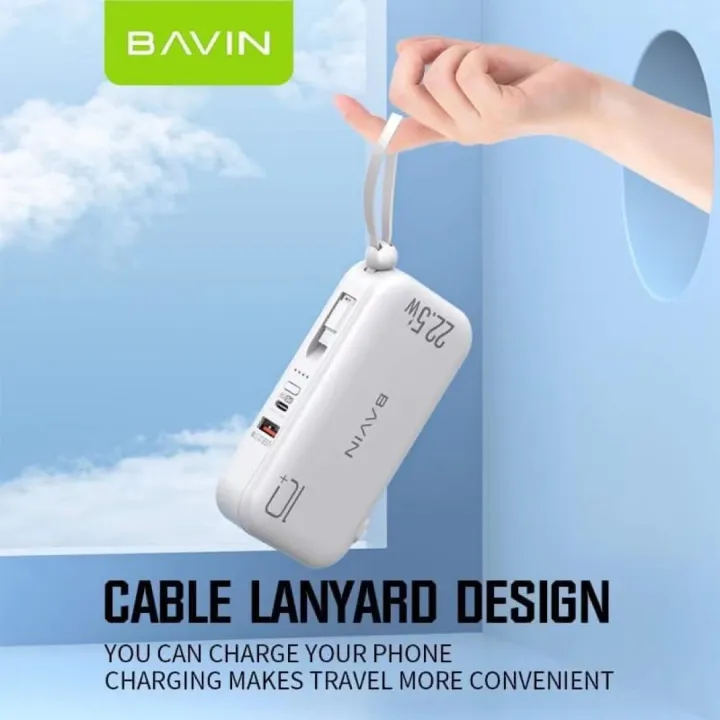BAVIN PC032 Infinity All-in-one Series 10000mAh Power Bank 20W pd fast charge